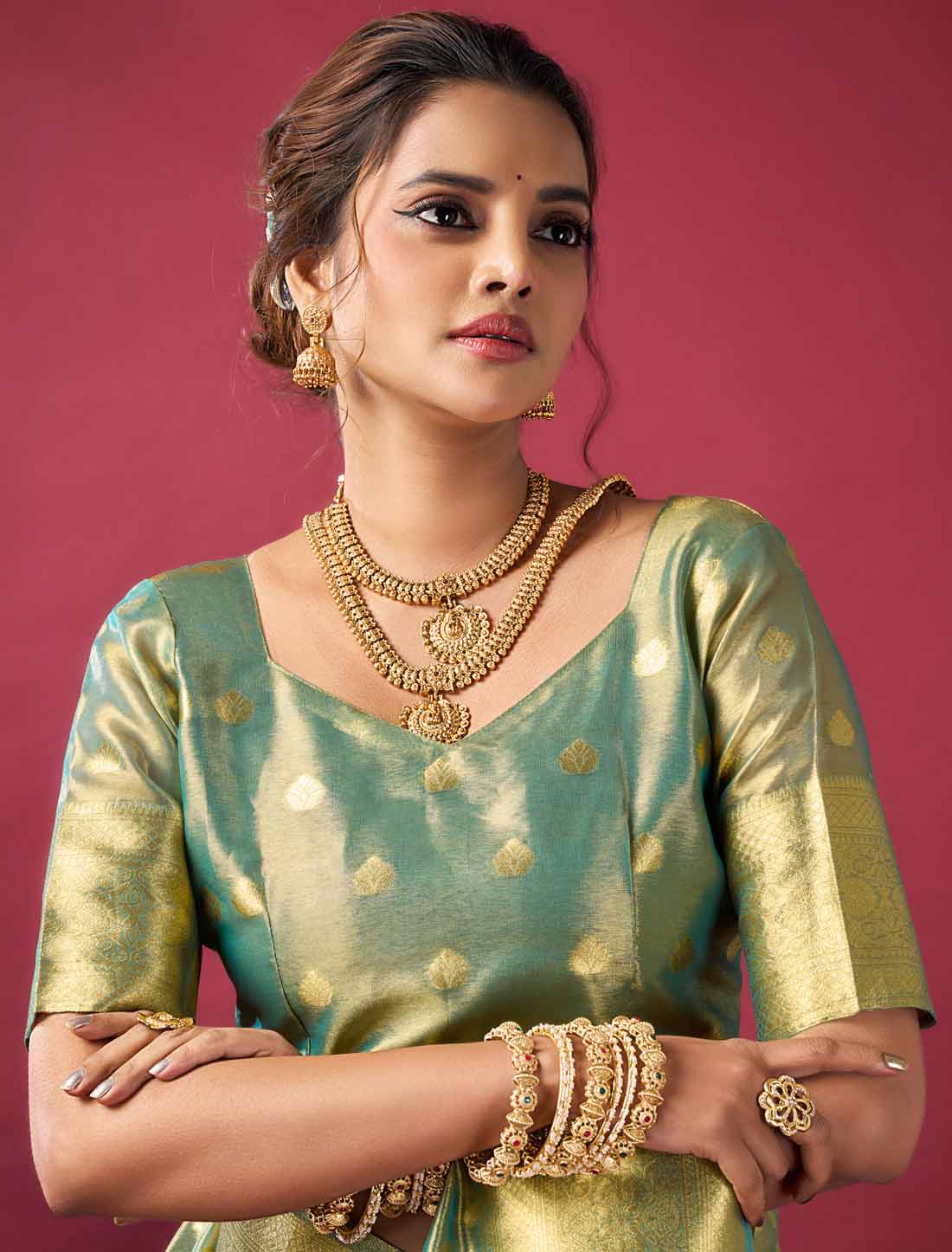 Ethnic Tissue Silk Collection with Zhallar High-Quality Soft Texture Saree