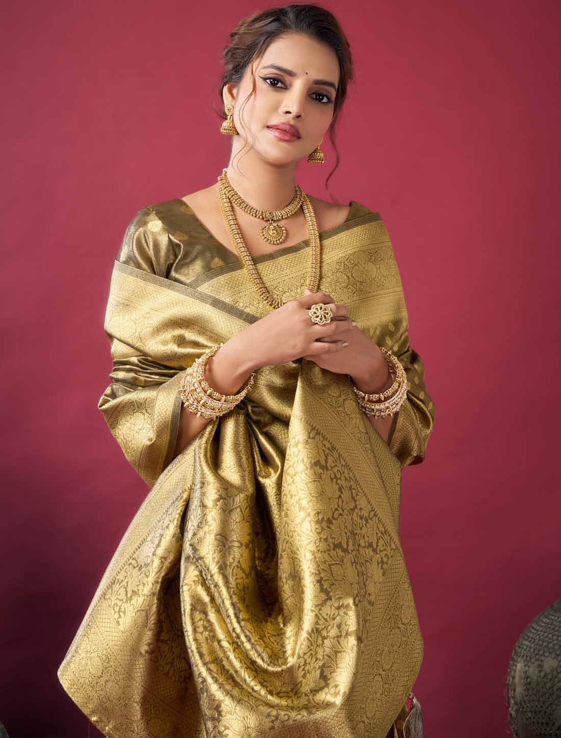 Tissue Silk Collection with Zhallar Ethnic High-Quality Soft Texture Saree