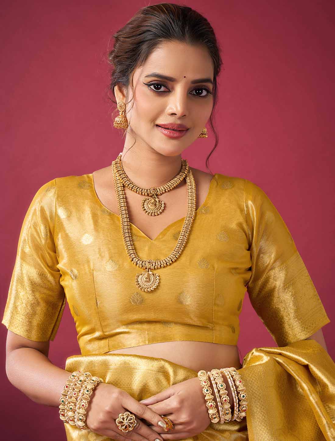 Tissue Silk Collection with Zhallar High-Quality Soft Texture Ethnic Saree