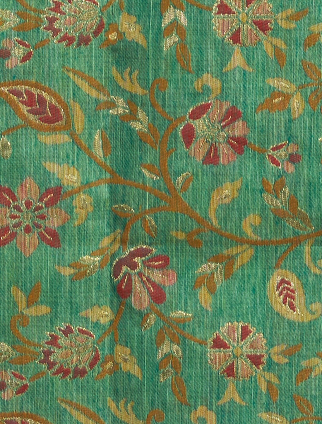 Green Spun Cotton Party Wear Designer Saree With Zari Rich Pallu