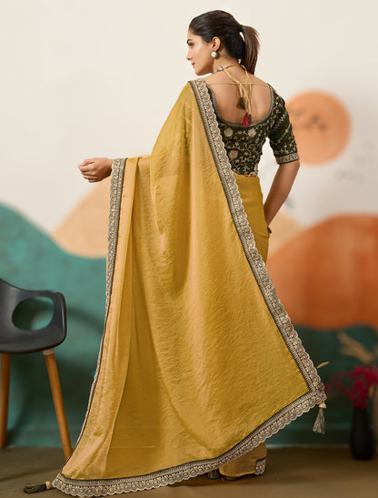 Sequence Work Saree for Women – Party Wear