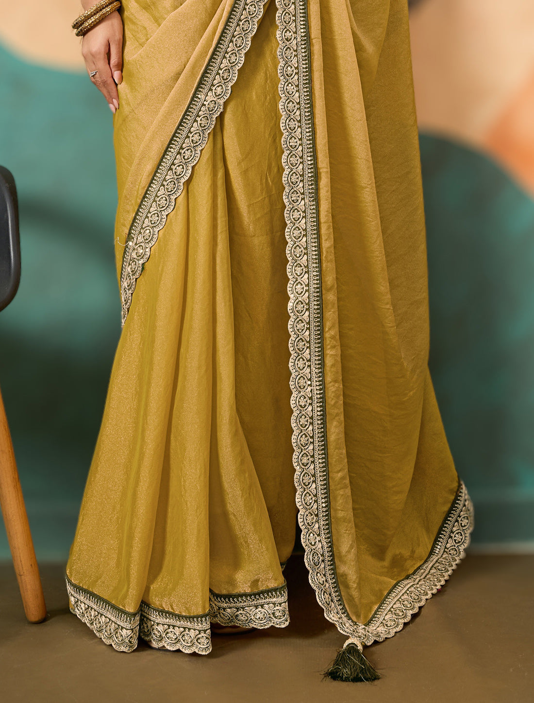Sequence Work Saree for Women – Party Wear
