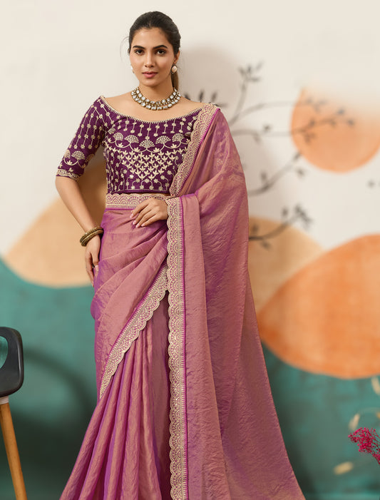 Designer Wedding Saree for Women – Party Wear