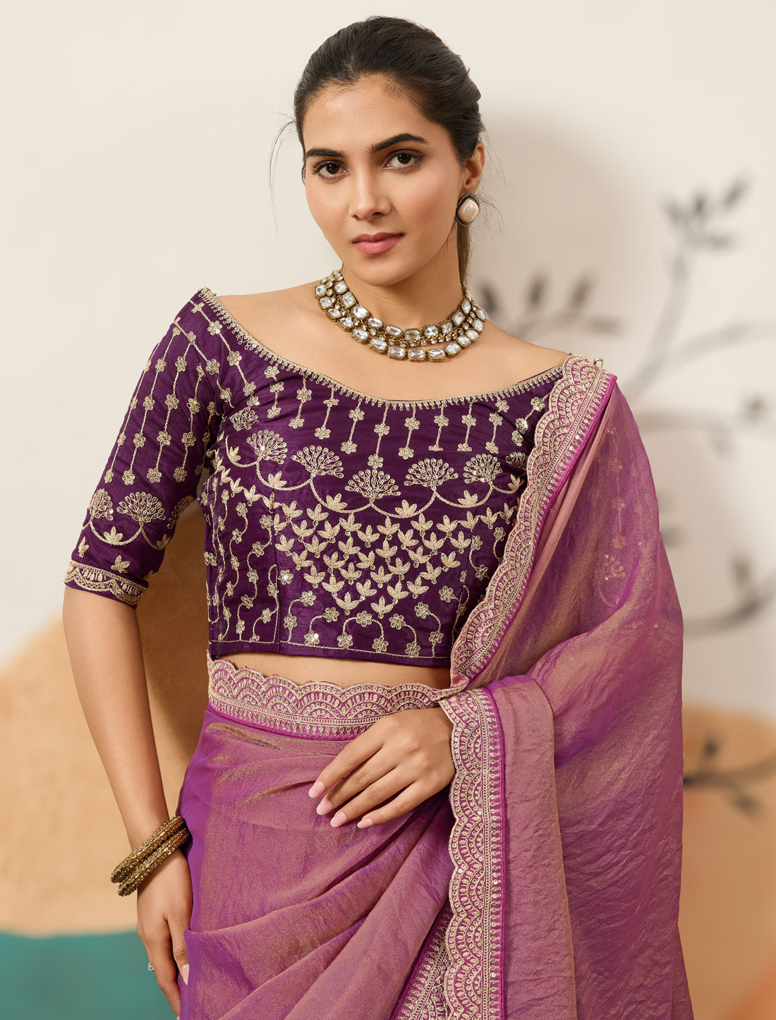 Designer Wedding Saree for Women – Party Wear