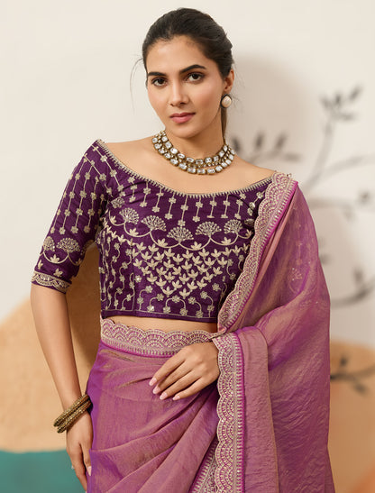 Designer Wedding Saree for Women – Party Wear