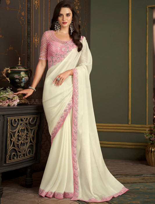 Ethnic Rainbow Silk With Banglori Silk Designer Saree Collection