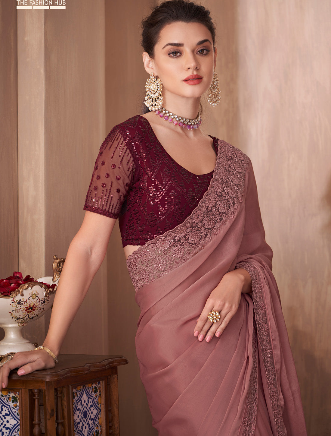 Karishma Silk Ethnic Collection Designer UnStitched Saree