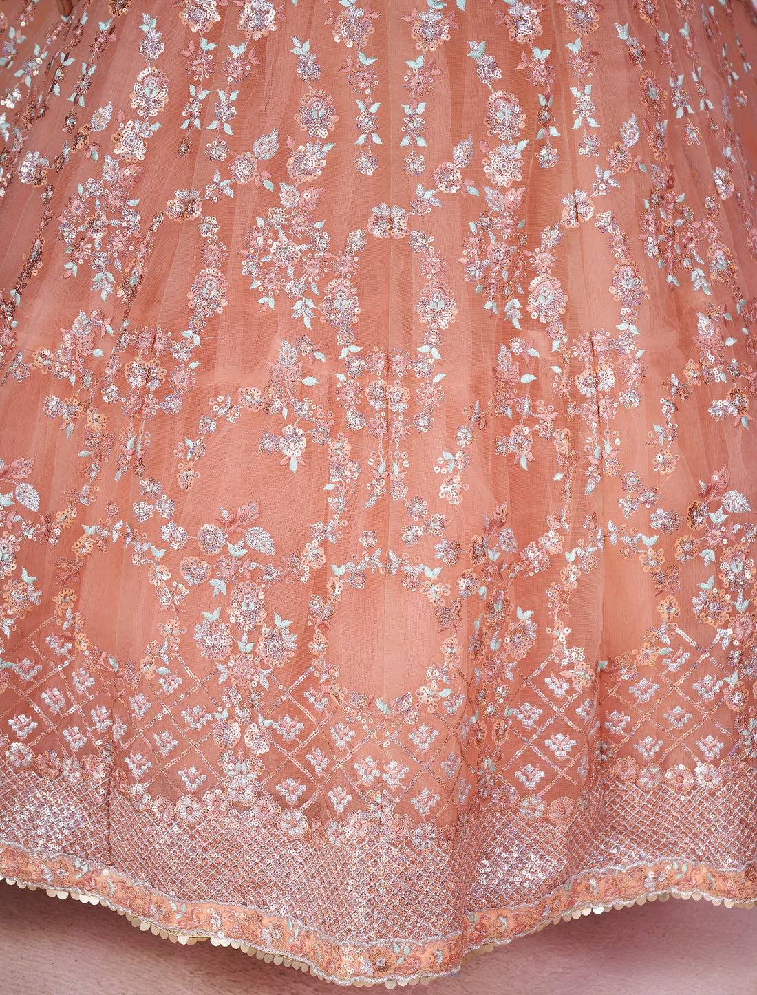 Pink Desginer Wedding Lehenga Choli Set with Zari Embroidery