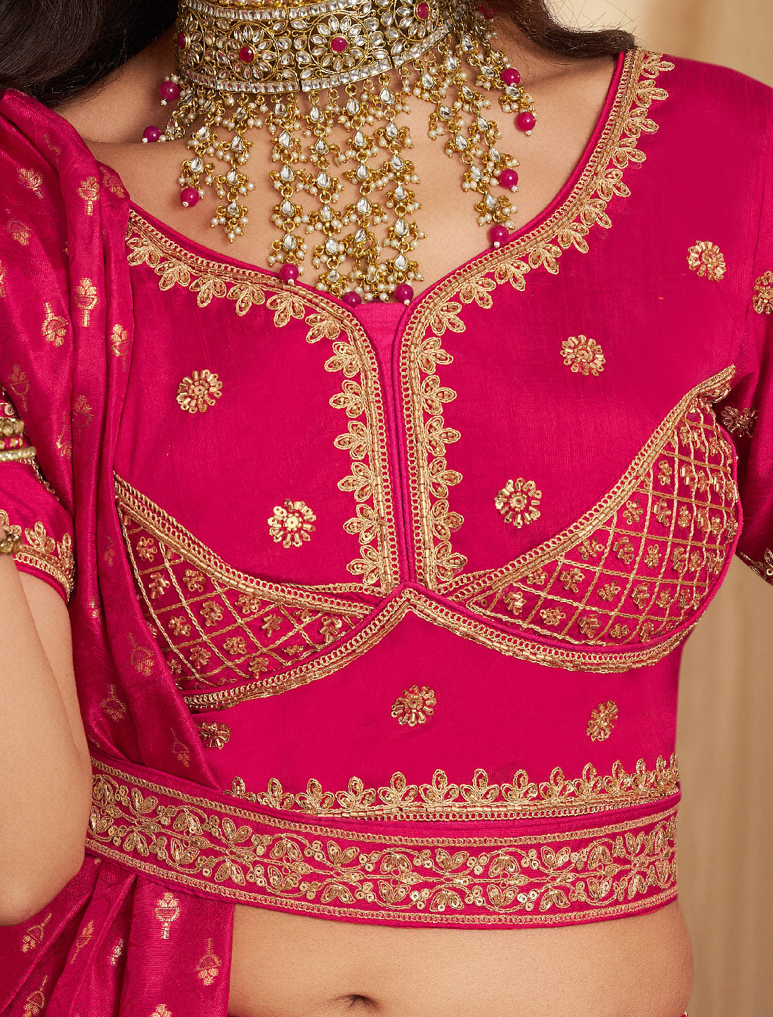 Red Banasari Silk With Hevay Embroidery Sequince Work Lehenga Choli