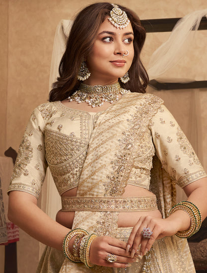 Ethnic Banasari Silk With Hevay Embroidery Sequince Work Lehenga Choli