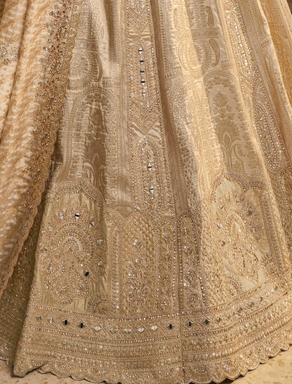 Ethnic Banasari Silk With Hevay Embroidery Sequince Work Lehenga Choli