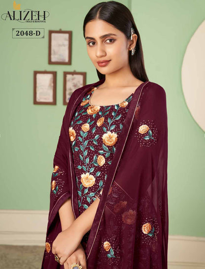 Discover Georgette Embroidery Designer Ethnic Salwar Kameez