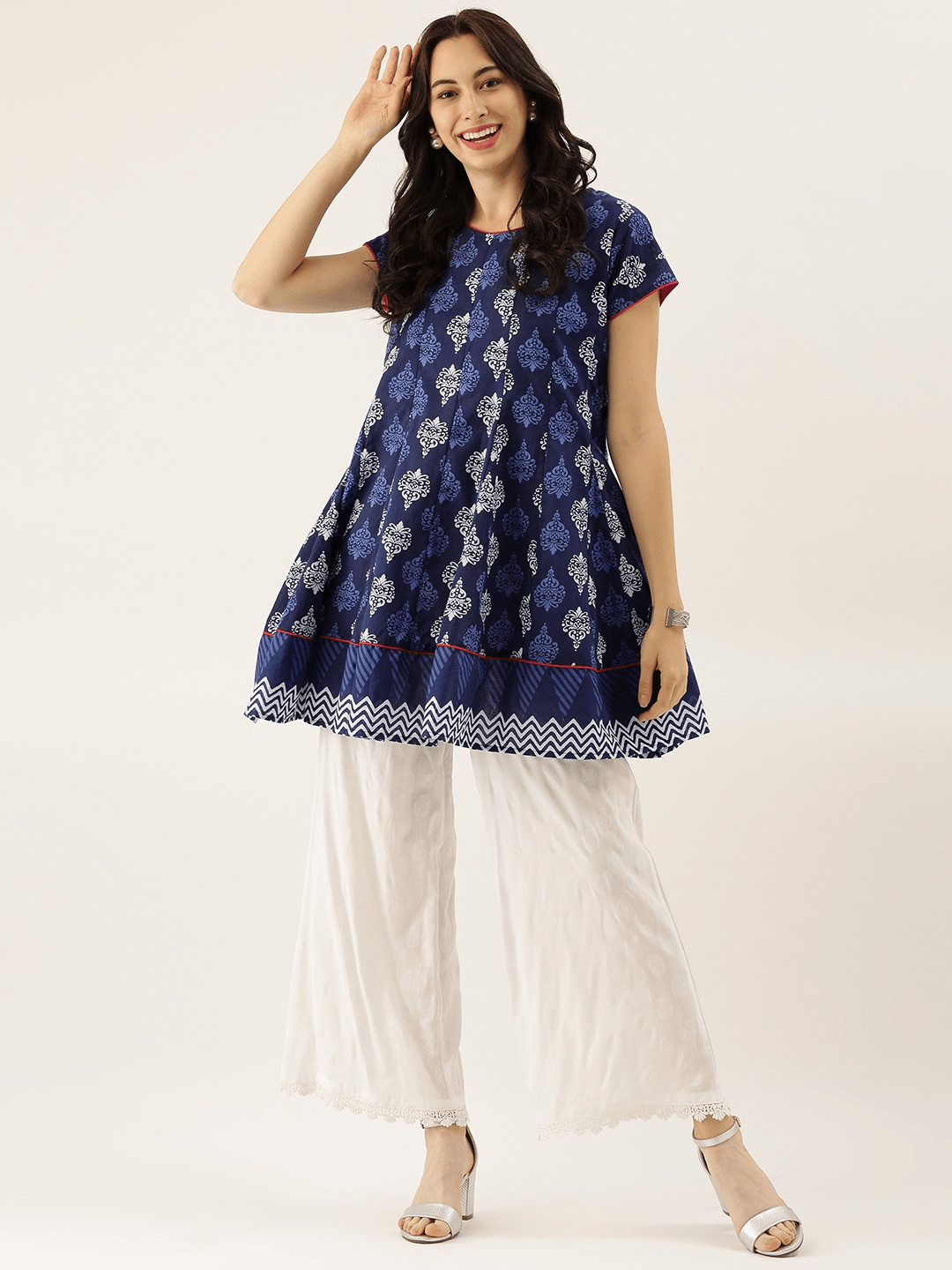 Divena Indigo Short Kurti - divena world