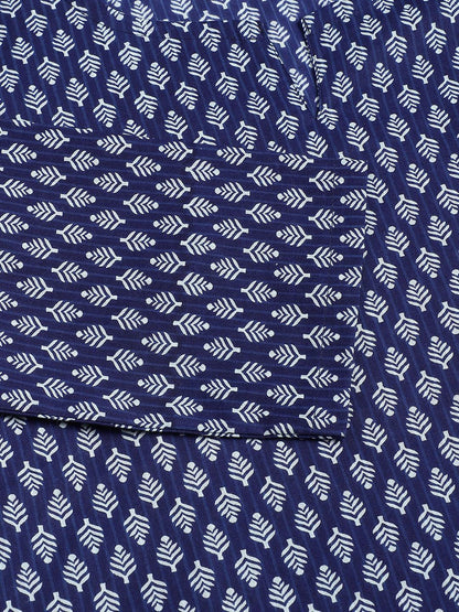 Divena Blue Printed Loungewear/Nightwear - divena world
