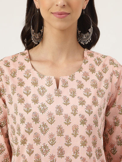 Divena Soft Pink Printed Loungewear/Nightwear - divena world